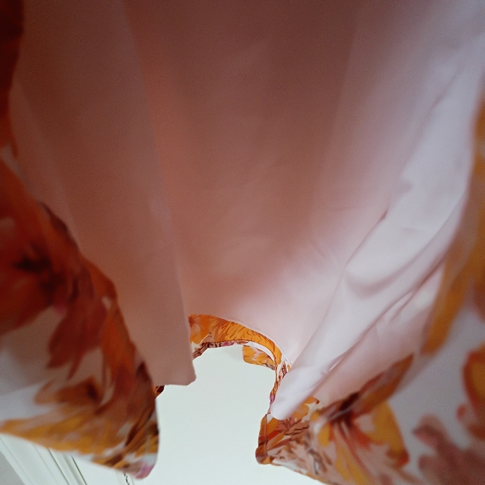 NWT.Floral Sleeveless Ruffle Dress - Picture 6 of 6